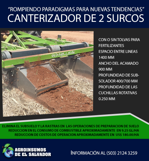 Canterizador de 2 surcos