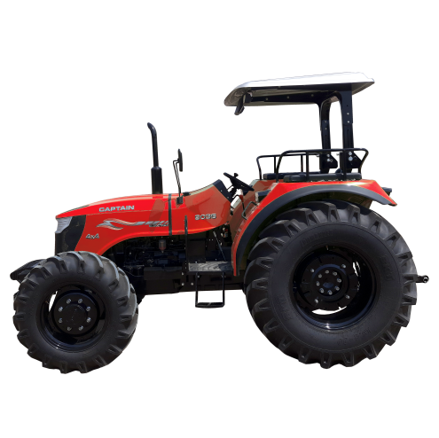 Tractor de 90 caballos marca Captain lateral