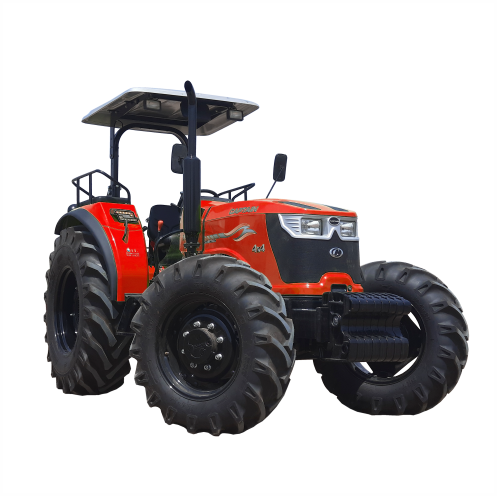 Tractor de 90 caballos marca Captain perfil